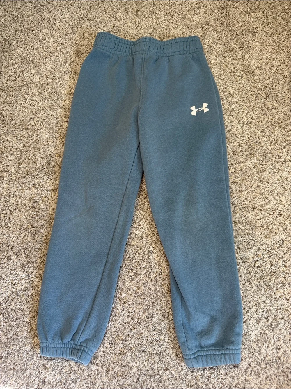 Under Armour Boys Slate Blue Fleece Hoodie Jogger Set Size 5